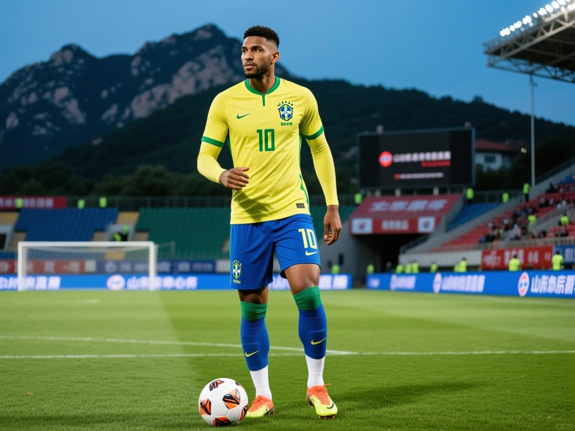 山东泰山队新引援动态：1米87巴西中卫里切利或成后防核心！